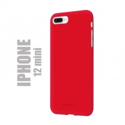 Coque premium "soft feeling" pour iPhone 12 mini - rouge